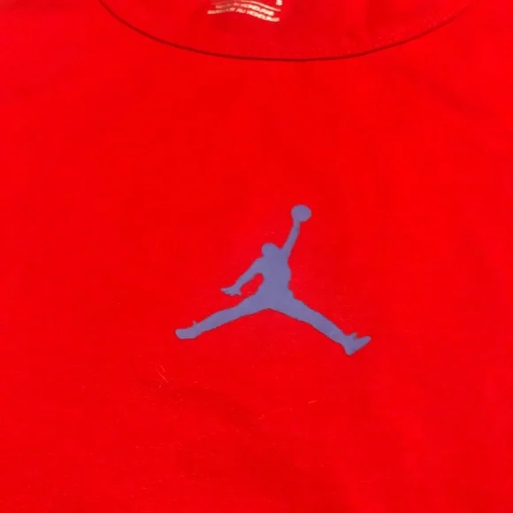 Air Jordan red tank top - Picture 2 of 5
